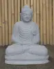  Product image 1 of the product “Seated Buddha made of Riverstone in Dhyana position - gesture of meditation, H.62 cm, natural. ”
